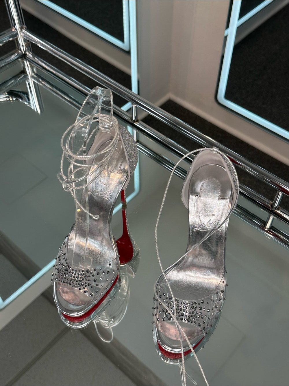 Christian Louboutin Degratina Frou 120 Sandal Heel